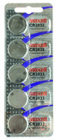 Batterie CR2032 Lithium Knopf 3V 